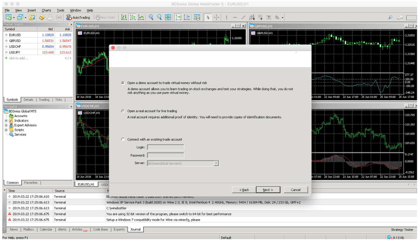 BDSwiss MT5 MAC